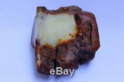 Natural Royal White Baltic Amber Stone 257 grams