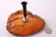 Natural antique Baltic butterscotch amber stone pen holder 245.10g 138x106x28mm