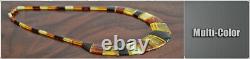 Natural baltic amber multicolor necklace