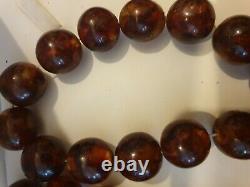 Natural baltic amber necklace 155 grmes