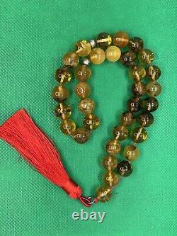 Natural baltic amber rosary