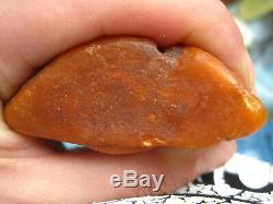 Natural baltic amber stone rock 130.7 gr. Bernstein