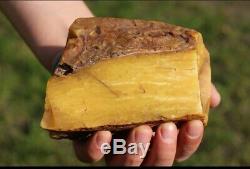 Natural baltic amber stone w 710 grams