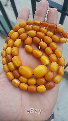 Natural genuine Baltic butterscotch amber necklace 42.5 Grams