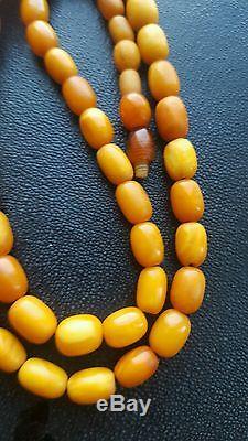 Natural genuine Baltic butterscotch amber necklace 42.5 Grams