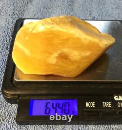 Naturbernstein, baltic amber, raw amber, butterscotch amber, 125 g