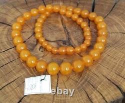 Nos Vintage Natural Baltic Amber beads natural Baltic amber Yellow 70g