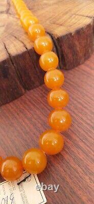 Nos Vintage Natural Baltic Amber beads natural Baltic amber Yellow 70g