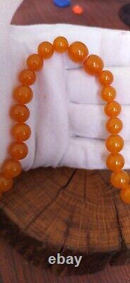 Nos Vintage Natural Baltic Amber beads natural Baltic amber Yellow 70g