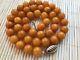 Old Geniune Natural Antique Baltic Vintage Amber jewelry stone Necklace Beads