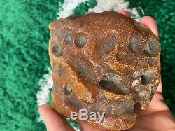 Old Yellow white color Baltic Amber stone (279 g.)