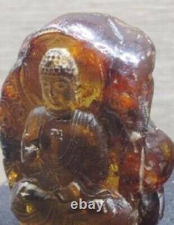 Old baltic amber buddha 21 gram