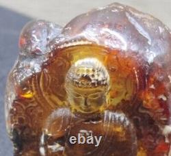 Old baltic amber buddha 21 gram