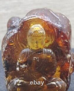 Old baltic amber buddha 21 gram