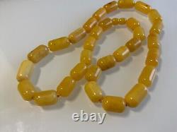 Old natural baltic amber necklace 43gr