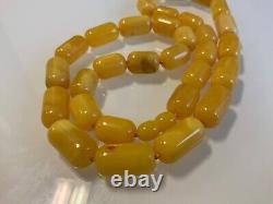 Old natural baltic amber necklace 43gr