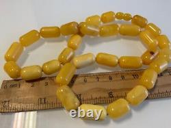 Old natural baltic amber necklace 43gr