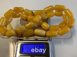 Old natural baltic amber necklace 43gr