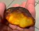 Old natural baltic amber stone pendant 47gr