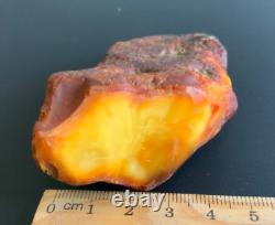 Old natural baltic amber stone pendant 47gr