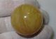 Polished Natural 32,48 mm Genuine Baltic Amber Stone Sphere 19,21 Gm