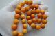 RARE! Natural Butterscotch Egg Yolk Baltic Amber Necklace Praying Beads