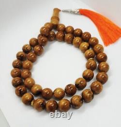 Rare Baltic Amber Islamic Prayer Beads Misbaha Old Germany 112gram