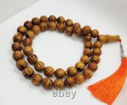 Rare Baltic Amber Islamic Prayer Beads Misbaha Old Germany 112gram