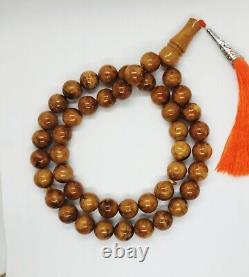 Rare Baltic Amber Islamic Prayer Beads Misbaha Old Germany 112gram