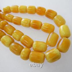 Rare! Natural Baltic Batterscotch Eggyolk Amber Komboloi Worry Beads Tasbih