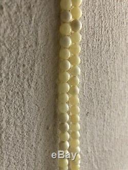 Rare Royal White Baltic Amber Prayer Beads 65 Beads ()