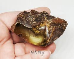 Raw Amber Stone rock 64.4g 100% Natural Baltic amber stone kahrab kahrman misbah