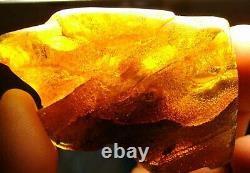 Raw Amber stone Natural Genuine Baltic Amber raw piece gemstone amber 32gr