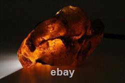 Raw Baltic amber stone 186g natural rough tesbih misbah kahraman from Ukraine