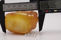 Raw Baltic amber stone 79g natural rough tesbih misbah kahraman from Ukraine