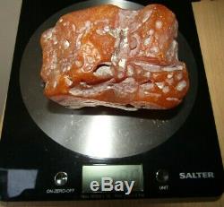 Raw Old Natural Amber Stone Bernstein Baltic Sea Rock Rendant 196g