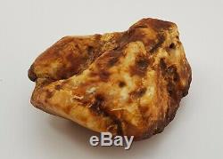 Raw Stone Amber Natural Baltic White 252g Vintage Old Rare Sea Huge Big A-141