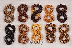 Raw Unpolished Natural Baltic Amber Baby Necklace Lot 50 Various Colors