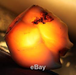 Raw amber 3 stones rough 113g natural Baltic white DIY