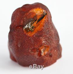Raw amber stone 127.9g besswax butterscotch natural Baltic DIY