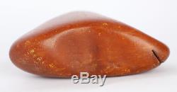 Raw amber stone 128.3g drop full leather 100% natural Baltic