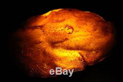 Raw amber stone 132.8g pendant rough natural Baltic DIY
