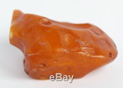 Raw amber stone 162.4g besswax butterscotch natural Baltic DIY