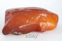 Raw amber stone 187.6g eggyolk beeswax 100% natural Baltic