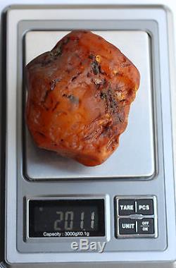 Raw amber stone 201.1g pendant rough natural Baltic DIY
