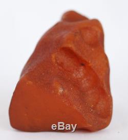 Raw amber stone 207.3g bees wax eggyolk 100% natural Baltic