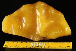 Raw amber stone 250 grams besswax butterscotch natural Baltic A746