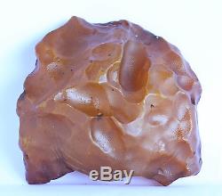 Raw amber stone 342.3g beeswax butterscotch natural Baltic DIY