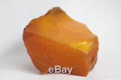 Raw amber stone 404.7g old antique 100% natural Baltic
