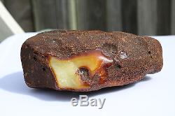Raw amber stone 434g natural Baltic butterscotch DIY
